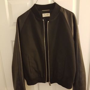 Saint Laurent Leather Jacket Bomber